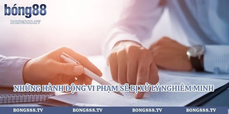 Điều khoản sử dụng Hình số 3 tại cfoforum.io Những hành động vi phạm sẽ bị xử lý nghiêm minh ngay lập tức